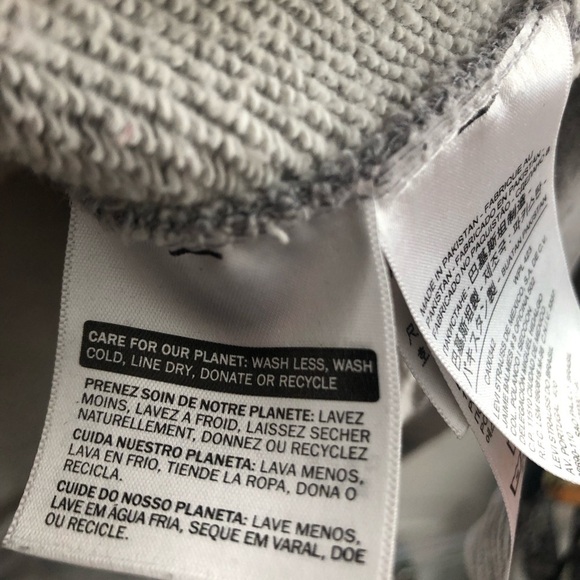 Levi’s  size medium gray Cotton hoodie sweatshirt - Picture 4 of 13